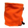 ORANGE Motorcycle Neck Warmer Double-Layer Neck Gaiter 2 piece