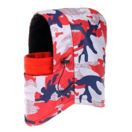 Outdoors Bicycle Motorcycle Hat Adjustable Wind Caps, Windproof Navy/Red