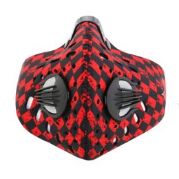 PM2.5 Cycling Mask Ski Motorcycle Windproof Cold-proof Warm Mask Red