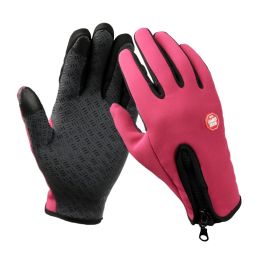 Men Winter Outdoor Telefingers Gloves Antiskid Cycling Motorcycle Glove Rose