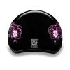 D.O.T. DAYTONA SKULL CAP- W/ FLOWERS:XS