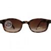 KD Original KD's Dark Tortoise Amber Polarized Motorcycle Sunglasses With Pouch