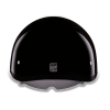 D.O.T. DAYTONA SKULL CAP W/ INNER SHIELD- HI-GLOSS BLACK:S