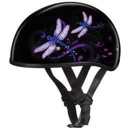 D.O.T. DAYTONA SKULL CAP- W/ DRAGONFLY:S