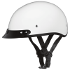 D.O.T. DAYTONA SKULL CAP- HI-GLOSS WHITE:3XL