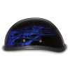 EAGLE- W/ SKULL FLAMES BLUE:L