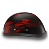 EAGLE- W/ SKULL FLAMES RED:L