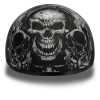 D.O.T. DAYTONA SKULL CAP- W/ GUNS:XS