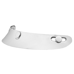 MINI SCOOP VISOR- CHROME