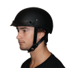 D.O.T. DAYTONA SKULL CAP- HI-GLOSS BLACK:XS