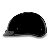 D.O.T. DAYTONA SKULL CAP- HI-GLOSS BLACK:4XL