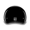 D.O.T. DAYTONA SKULL CAP- HI-GLOSS BLACK:4XL