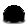 D.O.T. DAYTONA SKULL CAP W/O VISOR- HI-GLOSS BLACK:XL