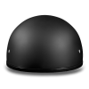 D.O.T. DAYTONA SKULL CAP W/O VISOR- DULL BLACK:XL