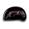 D.O.T. DAYTONA SKULL CAP- W/ BARBED ROSES:M