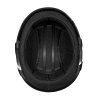 D.O.T. DAYTONA SKULL CAP W/ INNER SHIELD- HI-GLOSS BLACK:XL