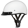 D.O.T. DAYTONA SKULL CAP- HI-GLOSS WHITE:XL