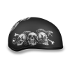 D.O.T. DAYTONA SKULL CAP- W/ SNAKE SKULLS:2XS